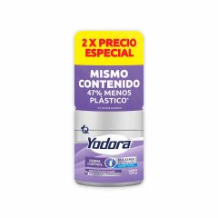 Desodorante En Crema Yodora Derma Control Pote x 100gr x 2 Unidades Precio Especial