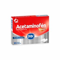 Acetaminofén Forte Mk Dolores Severos X 10 Unidades
