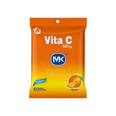 Vitaminas Vita C MK Sabor A Naranja Sobre x 12 Unidades Masticables