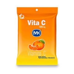 Vitaminas Vita C MK Sabor A Mandarina Sobre x 12 Unidades Masticables