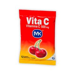 Vitaminas Vita C MK Sabor A Cereza Sobre x 12 Unidades Masticables