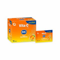 Vitaminas Vita C MK Sabor A Naranja Efervescente Sobre x 10 Unidades