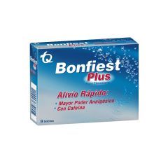 Bonfiest Plus Efervescente Alivio Rápido Display x 8 Sobres