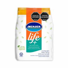 Azúcar Incauca Life + Morena Con Stevia Orgánica Bolsa x 750gr