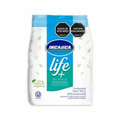 Azúcar Incauca Life + Blanca Con Stevia Orgánica Bolsa x 750gr