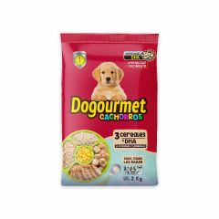 Alimento Para Perro Dogourmet Cachorro Sabor A 3 Cereales Y Dha Todas Las Razas x 2000gr
