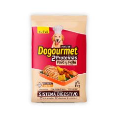 Alimento Para Perro Dogourmet Adulto Sabor A Pavo Y Pollo x 1000gr