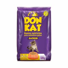 Alimento Para Gato Donkat Gaticos Buena Nutrición x 500gr