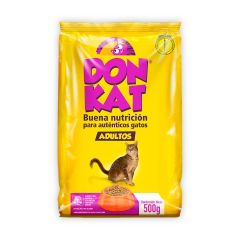 Alimento Para Gato Donkat Adulto Buena Nutrición x 500gr