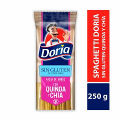 Pasta Doria Spaghetti Sin Gluten Con Arroz, Quínoa Y Chía x 250gr