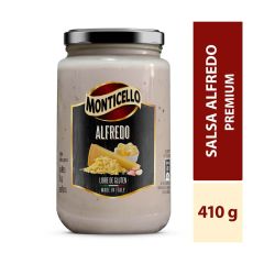 Salsa Alfredo Monticello Libre De Gluten Frasco x 410gr