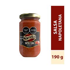 Salsa Napoletana Monticello Libre De Gluten Frasco X 190gr