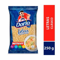 Pasta Doria Letras x 250gr