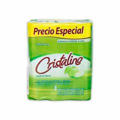 Jabon Cristalino 125G 3U Manzana
