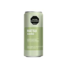 Soda Hatsu Sabor A Sandía Y Albahaca Lata X 310ml