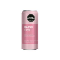 Soda Hatsu Sabor A Frambuesa Y Rosas Lata X 310ml
