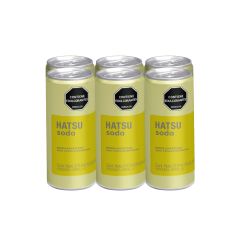 Soda Hatsu Sabor A Limón Y Hierbabuena Lata X 310ml X 6 Unidades