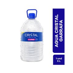 Agua Cristal Sin Gas Garrafón x 5000ml