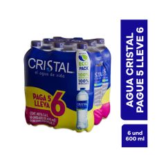 Agua Cristal 600m 6u Pag 5 Llev 6 Pet