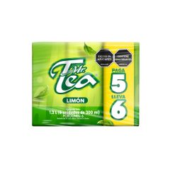 Bebida De Té Mr. Tea Sabor A Limón Tetra x 200ml Pague 5 Lleve 6 Unidades