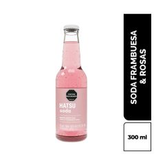 Soda Hatsu 300Ml Frambuesa Rosas