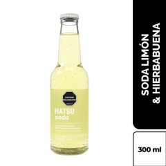 Soda Hatsu Sabor A Limón Y Hierbabuena x 300ml