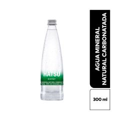 Agua Hatsu Mineral Natural Con Gas Pet X 300ml