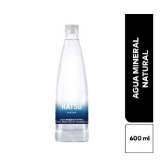 Agua Hatsu Mineral Natural Sin Gas Pet X 600ml