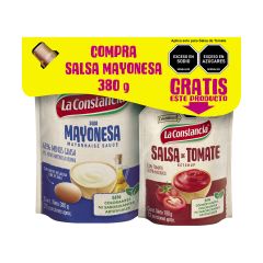 Mayonesa La Constancia Doypack X 380gr Gratis Salsa Tomate X 190gr