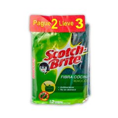 Fibra De Cocina Scoth Brite Pague 2 Lleve 3 Unidades