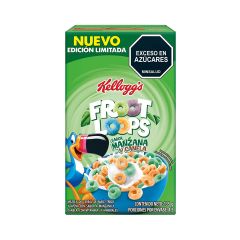 Cereal Froot Loops Kelloggs Sabor A Manzana Y Canela Caja X 135gr