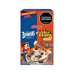 Cereal Kellogg´s Zucaritas + Choco Krispis Pops Caja X 175gr Edición Especial