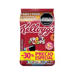 Cereal Froot Loops Kelloggs Bolsa X 250gr Family Pack Precio Especial