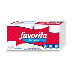 Servilletas Favorita Cortadas x 115gr x 300 Unidades