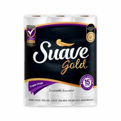 Papel Higiénico Suave Gold Triple Hoja x 15 Unidades x 32mts