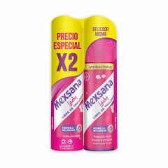 Talco En Aerosol Mexsana Lady Antibacterial x 260ml x 2 Unidades