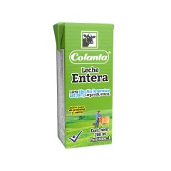 Leche Colanta Uht Larga Vida Entera Tetra X 200ml