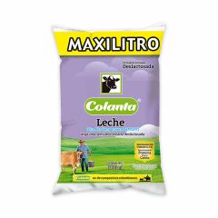 Leche Colanta Deslactosada Semidescremada Bolsa x 1100ml