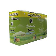 Leche Colanta Entera Larga Vida Bolsa x 1100ml x 6 Unidades