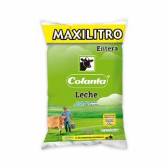 Leche Colanta Entera Larga Vida Bolsa x 1100ml