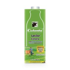 Leche Colanta Uht Larga Vida Entera Tetra x 1000ml