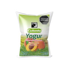 Yogur Colanta Sabor A Melocotón Bolsa x 900gr