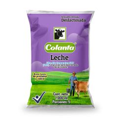 Leche Colanta Deslactosada Semidescremada Bolsa x 1000ml
