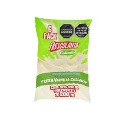 Leche Saborizada Colanta Multisabor Bolsa x 200ml x 6 Unidades