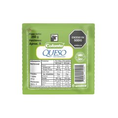 Queso Colanta Fresco Semiduro Graso x 250gr