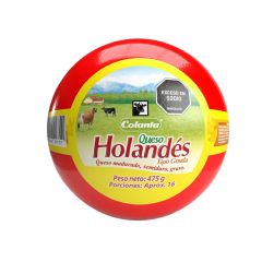 Queso Holandés Colanta Tipo Gouda Redondo X 475gr