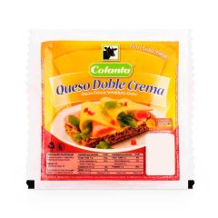 Queso Colanta Doble Crema Tajado x 250gr x 15 Tajadas