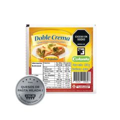 Queso Colanta Doble Crema Tajado x 250gr x 15 Tajadas