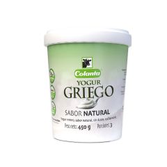 Yogur Griego Colanta Sabor Natural X 450gr