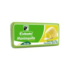 Mantequilla Colanta Sin Sal x 125gr
